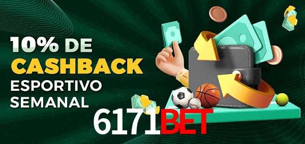 10% de bônus de cashback na 6171Bet
